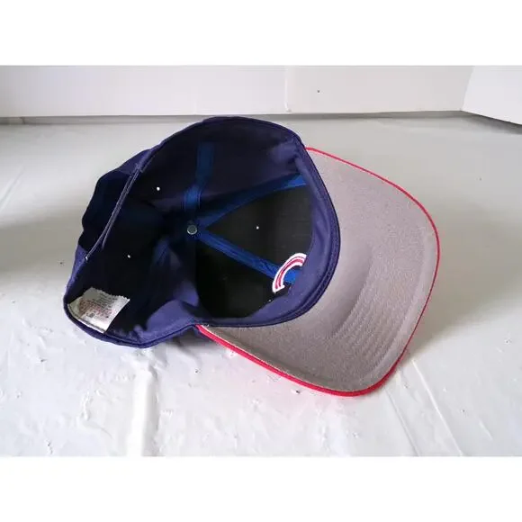 Chicago Cubs Blue and Red With The Classic "C" Embroidered Logo Snapback Cap - Picture 10 of 11